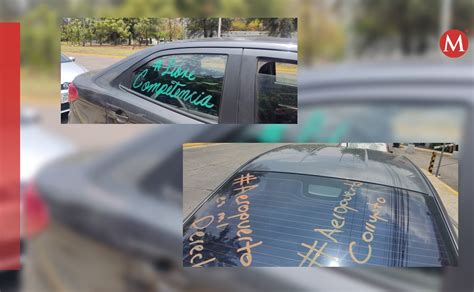 Guadalajara. Protestan conductores de plataforma por calles.
